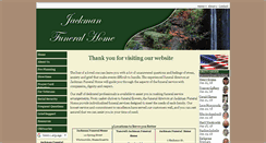 Desktop Screenshot of jackmanfuneralhomes.com